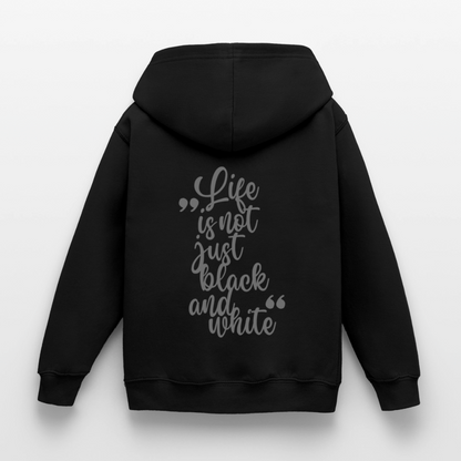 LiNBW. Crew Hoodie Life is not just black and white Edition Grey - LiNBW.