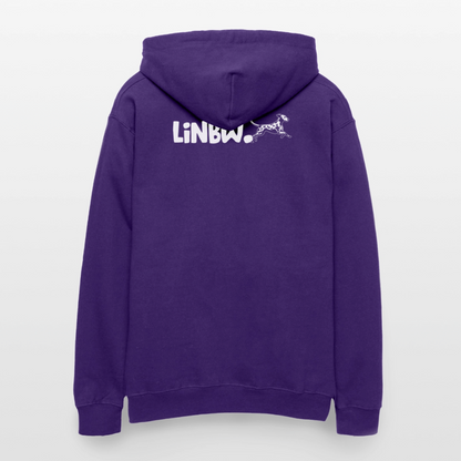 Life is not just black and white Hoodie White Edition - Lila