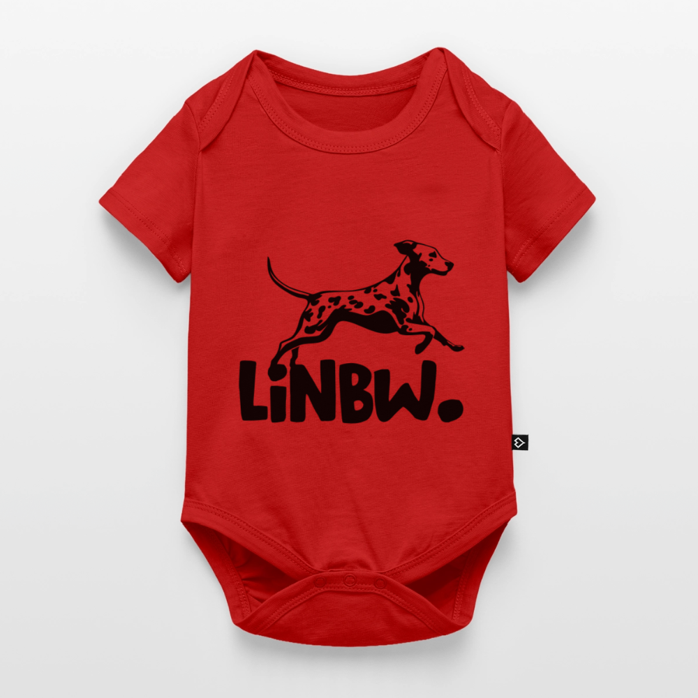 LiNBW. Kurzarm-Body Black Edition - Rot