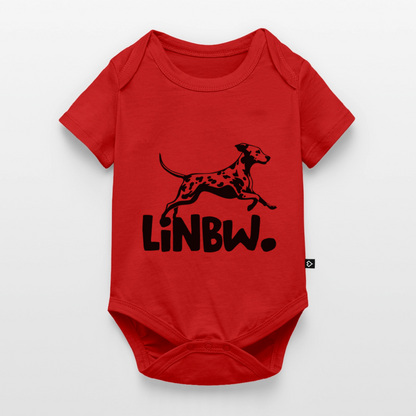 LiNBW. Kurzarm-Body Black Edition - Rot