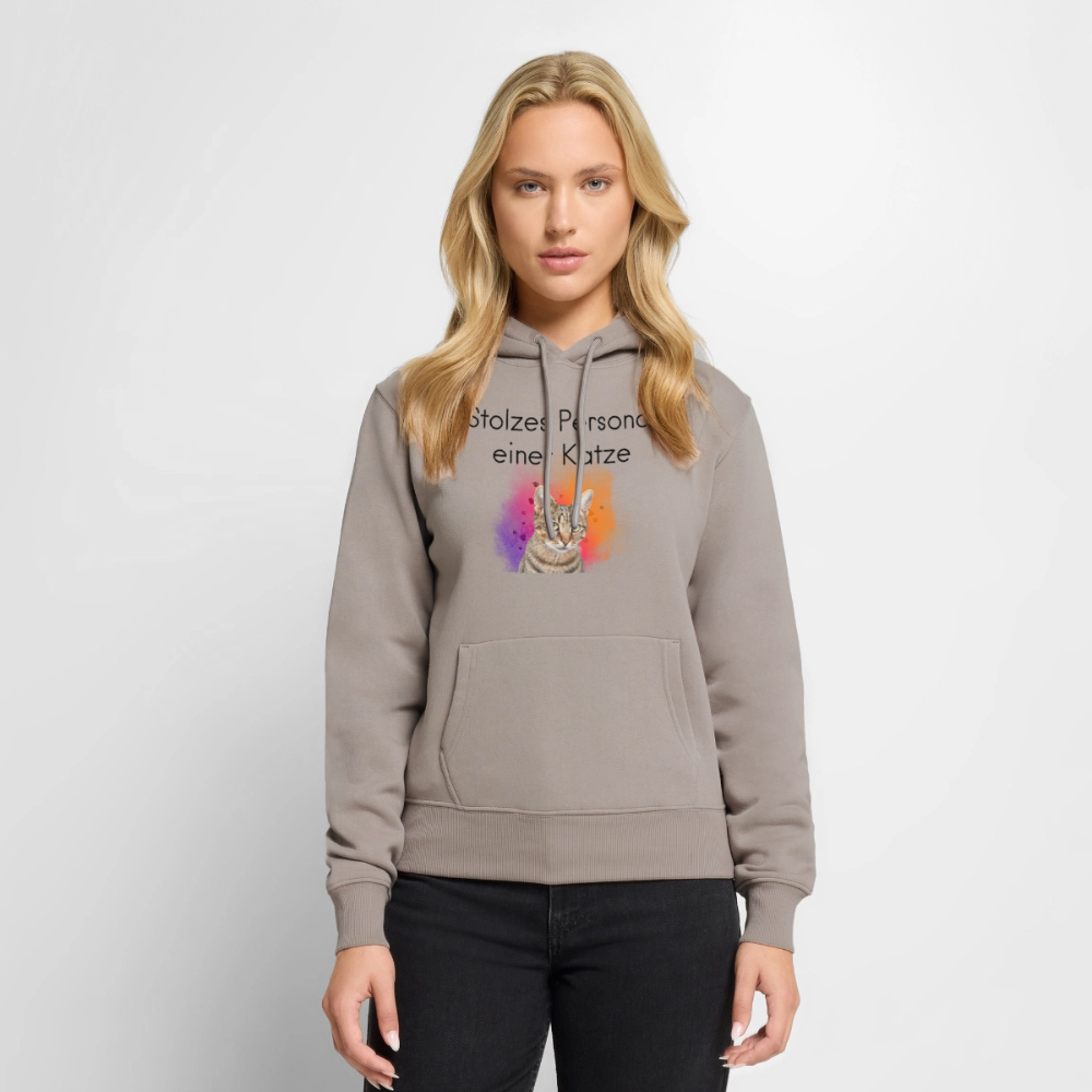 Pedro's Hoodie Stolzes Personal einer Katze Black Edition - Taupe