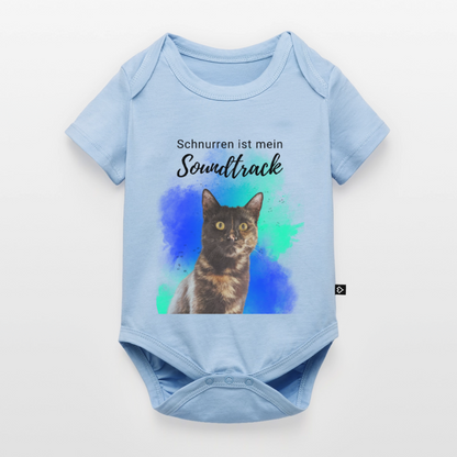 Nala´s Kurzarm-Body Schnurren ist mein Soundtrack Black Edition - LiNBW.
