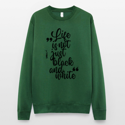 Life is not just black and white Classic Pullover Black Edition - LiNBW.