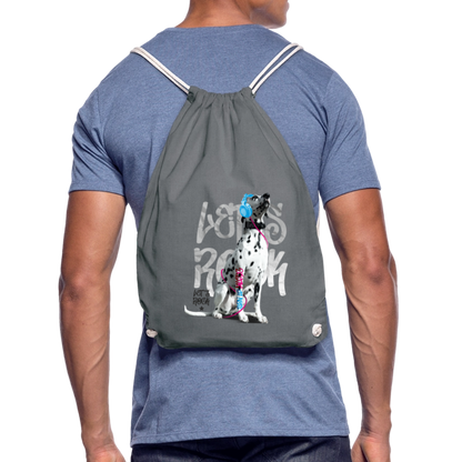 Boa´s Turnbeutel Let´s Rock - Grau