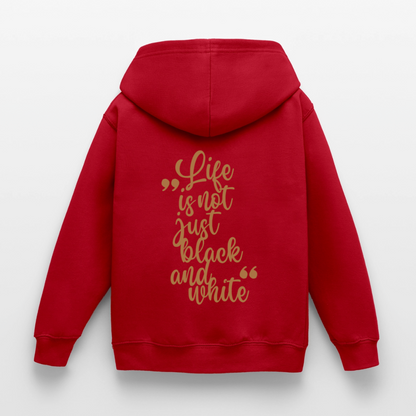 LiNBW. Crew Hoodie Life is not just black and white Edition Brown - LiNBW.