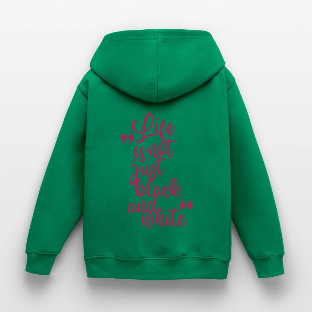 LiNBW. Crew Hoodie Life is not just black and white Edition Pink - LiNBW.