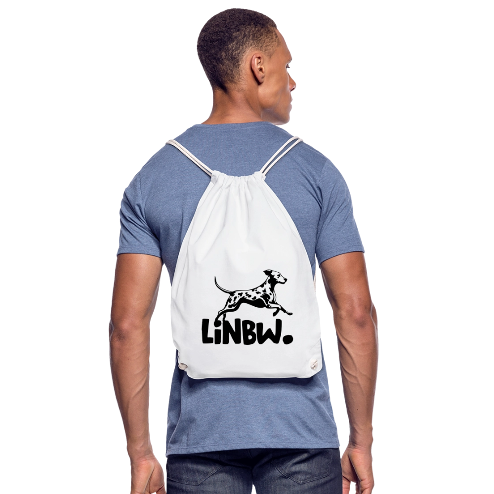 LiNBW. Turnbeutel Black Edition - Weiß