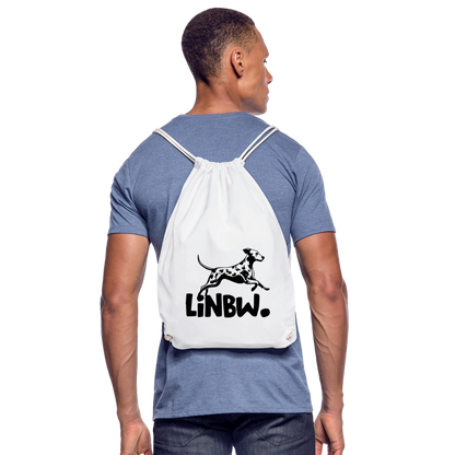 LiNBW. Turnbeutel Black Edition - Weiß