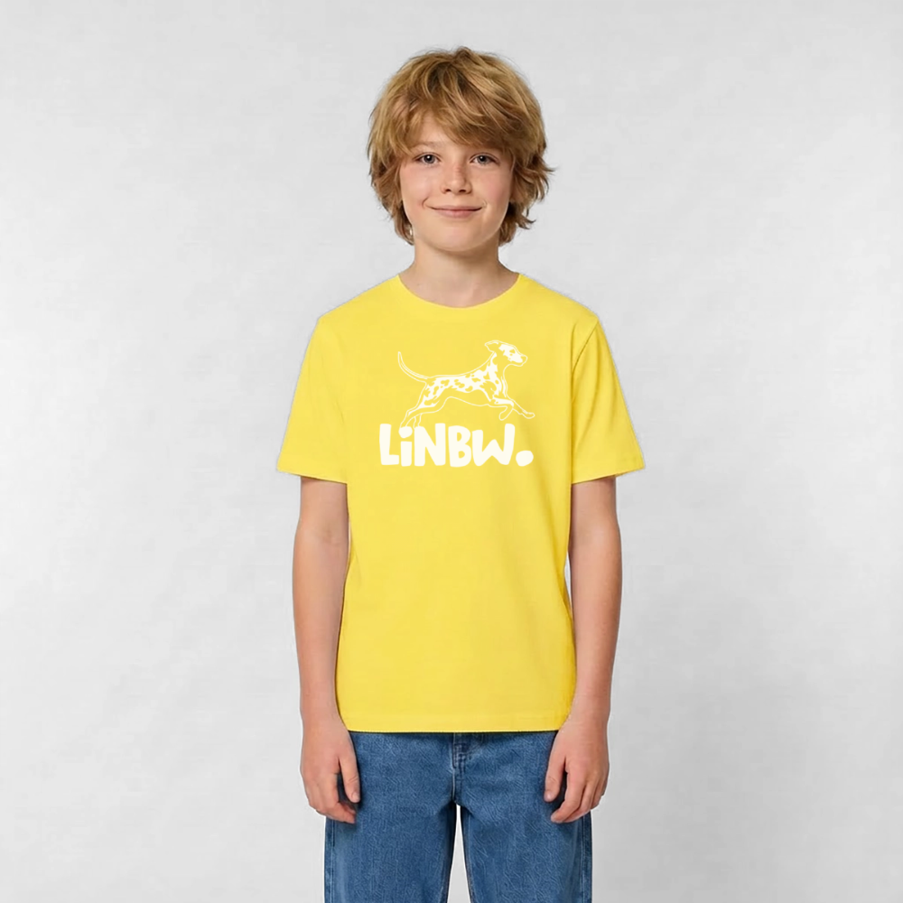 LiNBW. T-Shirt White Edition - Gelb