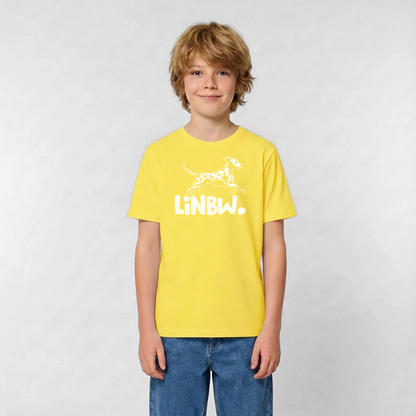 LiNBW. T-Shirt White Edition - Gelb