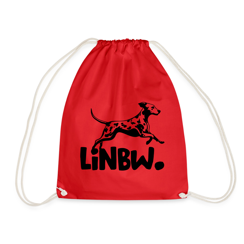 LiNBW. Turnbeutel Black Edition - Rot