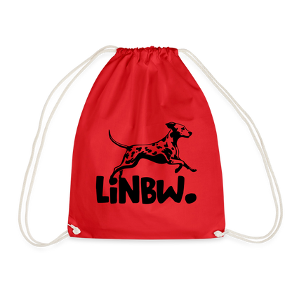 LiNBW. Turnbeutel Black Edition - Rot