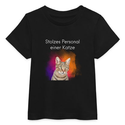 Pedro's T-Shirt Stolzes Personal einer Katze White Edition - LiNBW.