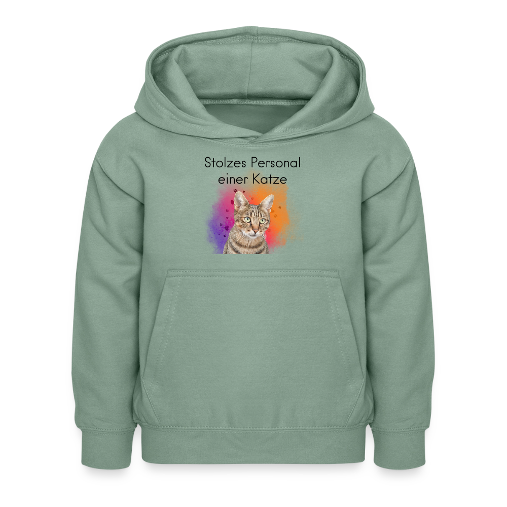 Pedro's Hoodie Stolzes Personal einer Katze Black Edition - LiNBW.