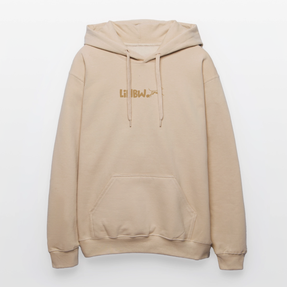 LiNBW. Crew Hoodie Brown Edition Life is not just black and white - Sand