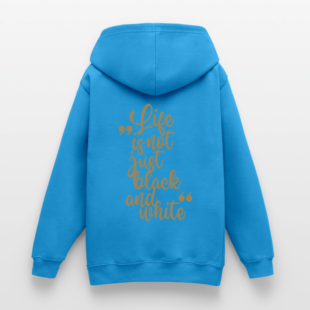 LiNBW. Crew Hoodie Life is not just black and white Edition Brown - LiNBW.
