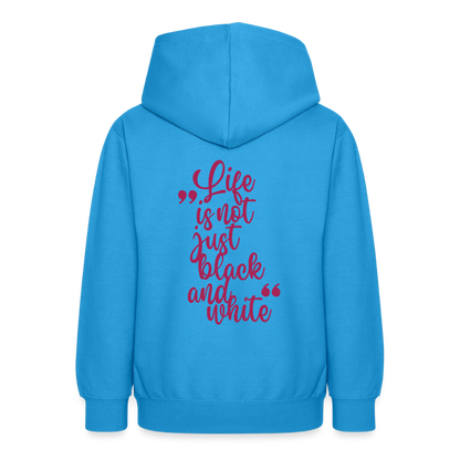 LiNBW. Crew Hoodie Life is not just black and white Edition Pink - LiNBW.