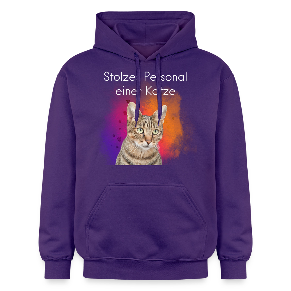 Pedro's Hoodie Stolzes Personal einer Katze White Edition - Lila
