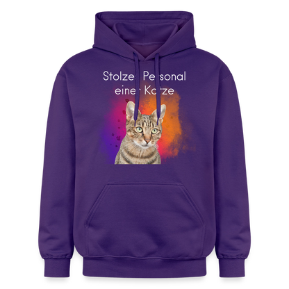 Pedro's Hoodie Stolzes Personal einer Katze White Edition - Lila