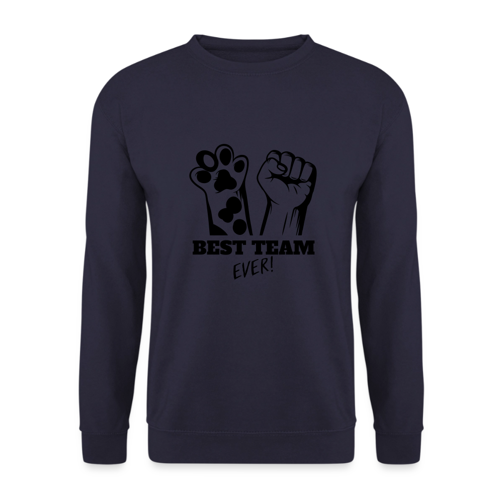 Best Team Ever Classic Pullover Black Edition - Navy