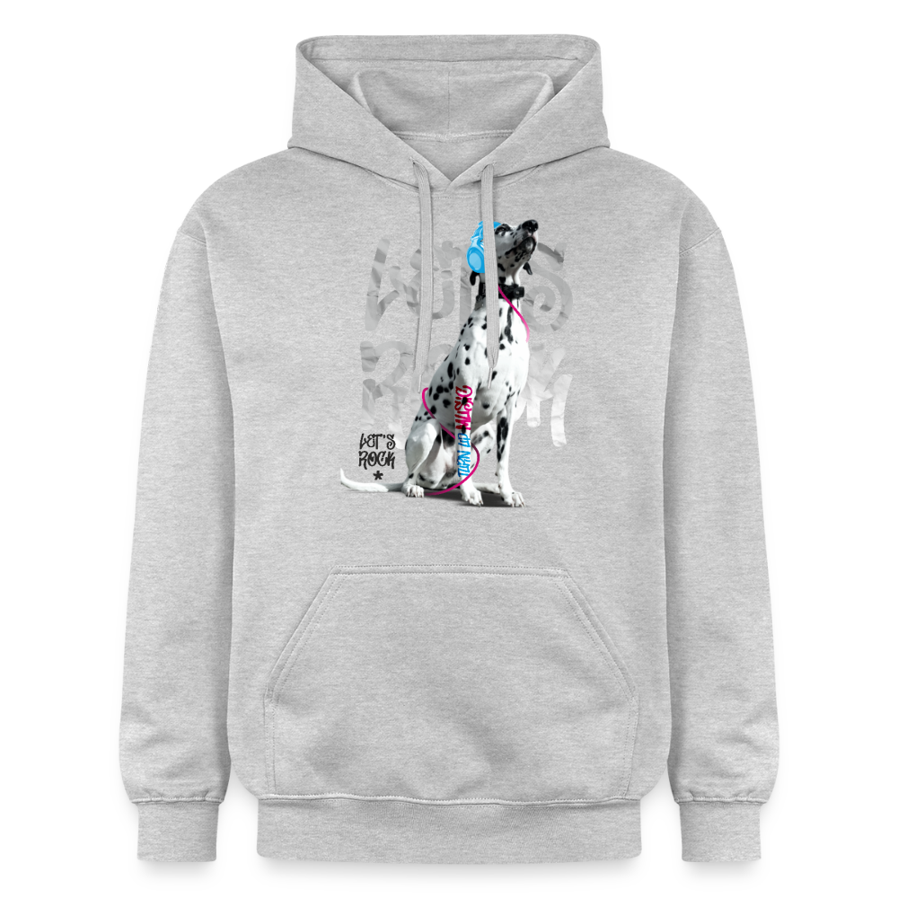 Boa's Hoodie Let's Rock - Hellgrau meliert