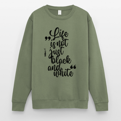 Life is not just black and white Classic Pullover Black Edition - LiNBW.