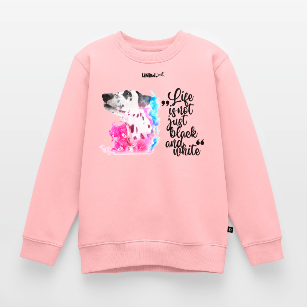 Boa's Pullover Splash Life is not just black and white Edition Black - Rosa