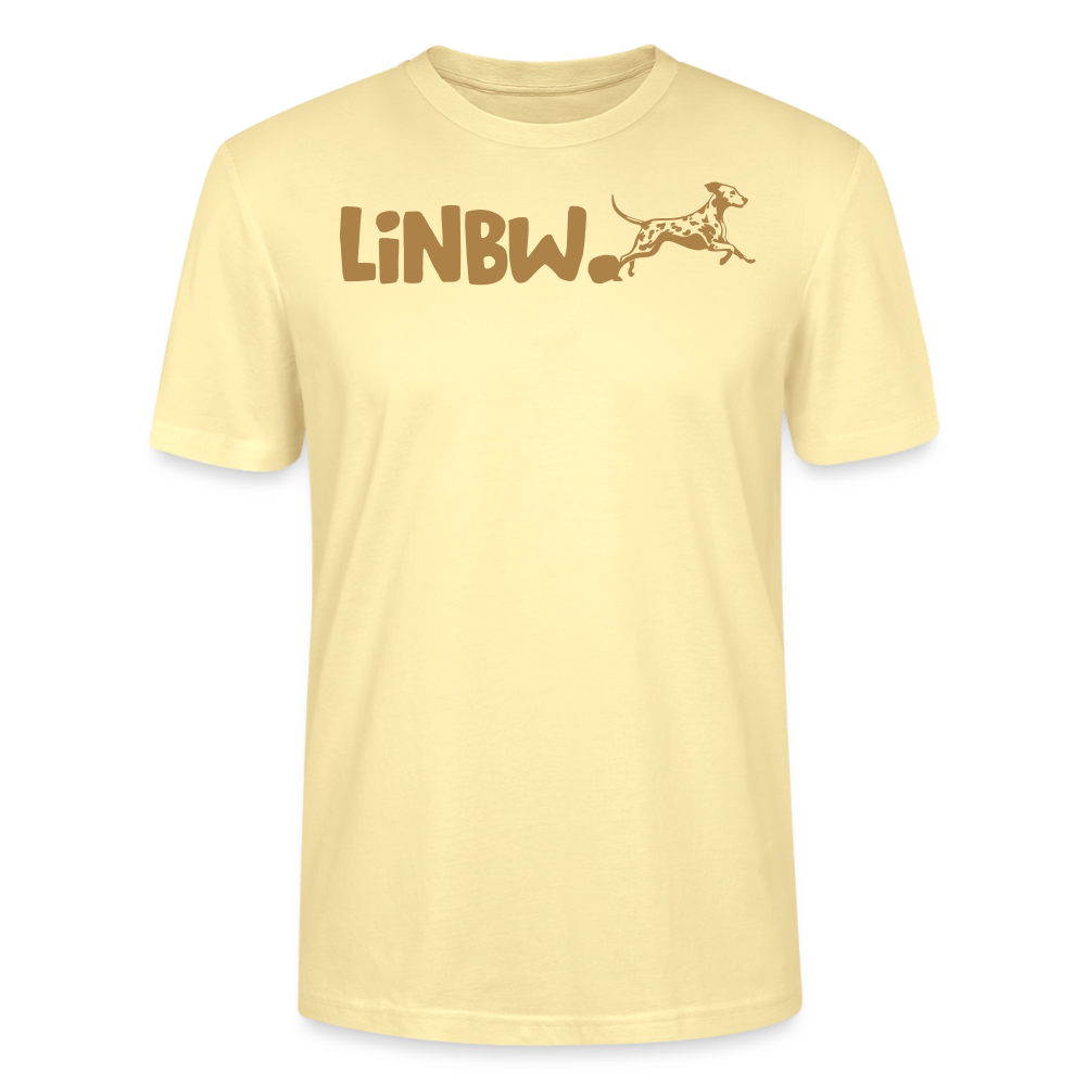 LiNBW. Unisex T-Shirt Premium Crew Brown Edition Life is not just black and white - Creme