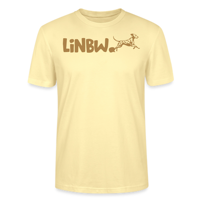 LiNBW. Unisex T-Shirt Premium Crew Brown Edition Life is not just black and white - Creme
