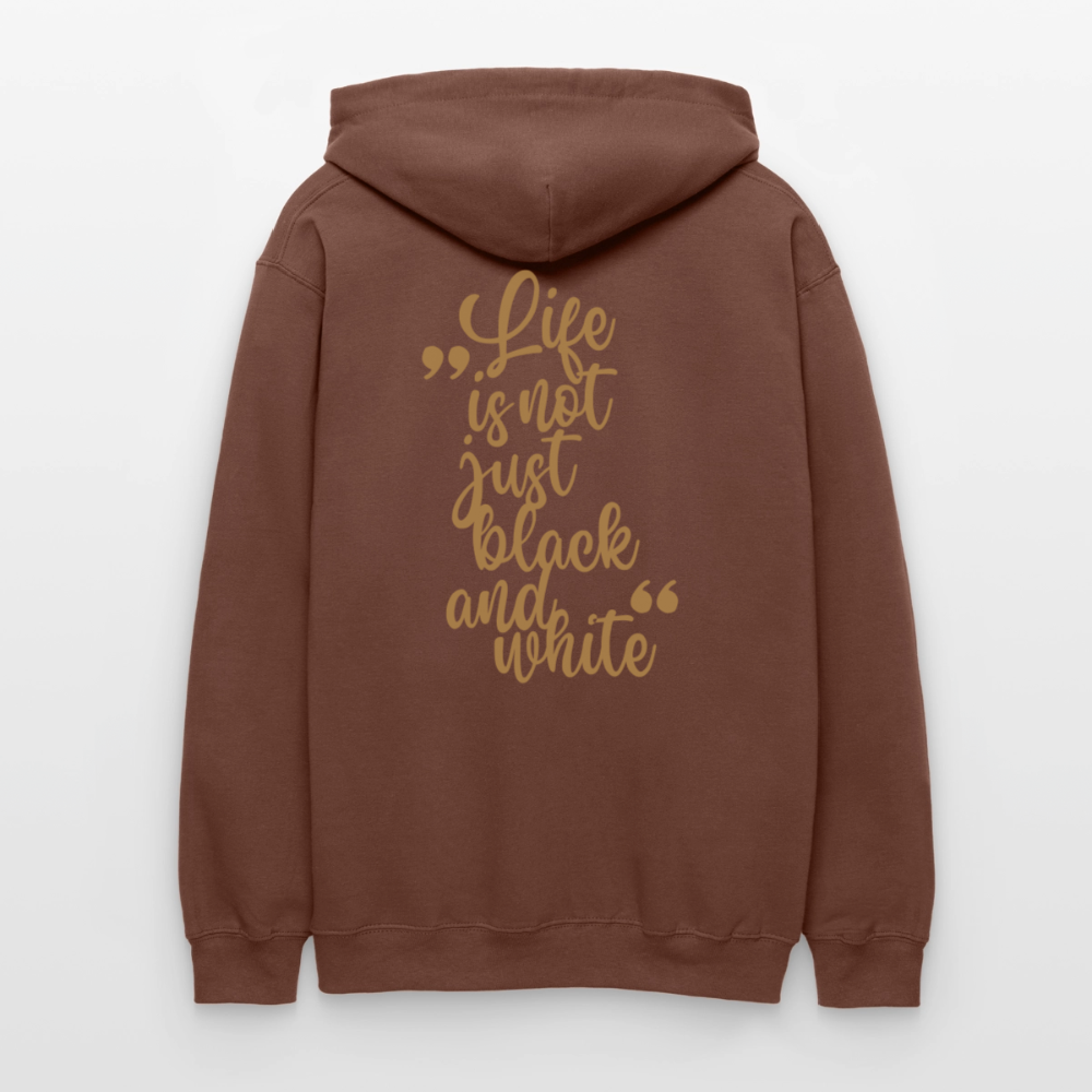 LiNBW. Crew Hoodie Brown Edition Life is not just black and white - Kakao