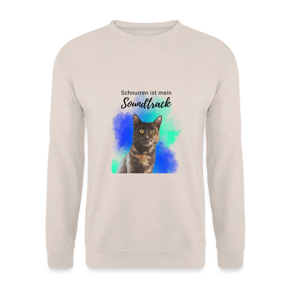 Nala's Classic Pullover Schnurren ist mein Soundtrack Black Edition - Sand