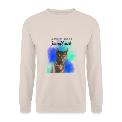 Nala's Classic Pullover Schnurren ist mein Soundtrack Black Edition - Sand