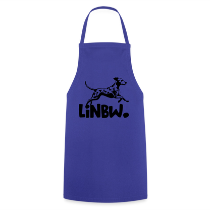 LiNBW. Kochschürze Black Edition - Royalblau