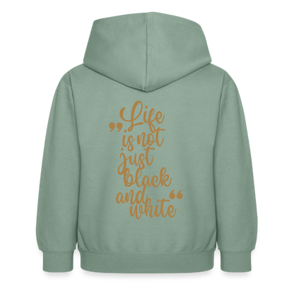 LiNBW. Crew Hoodie Life is not just black and white Edition Brown - LiNBW.