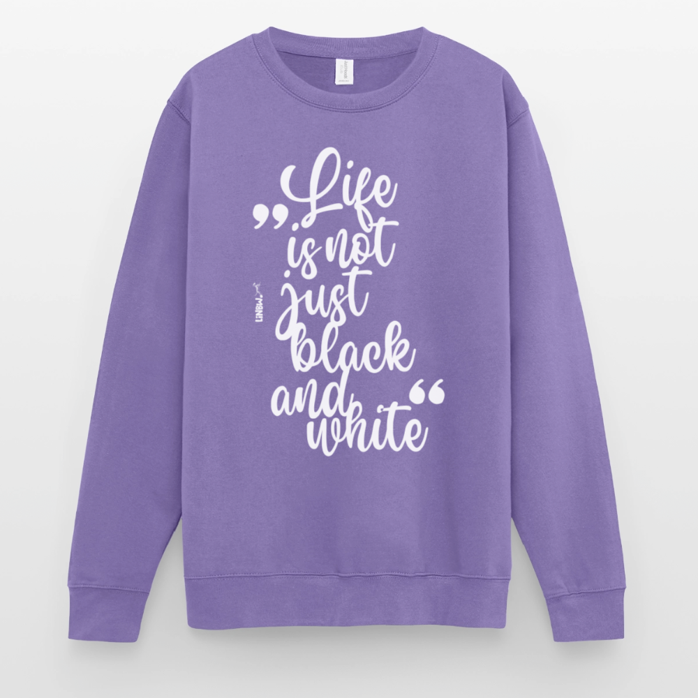 Life is not just black and white Classic Pullover White Edition - LiNBW.