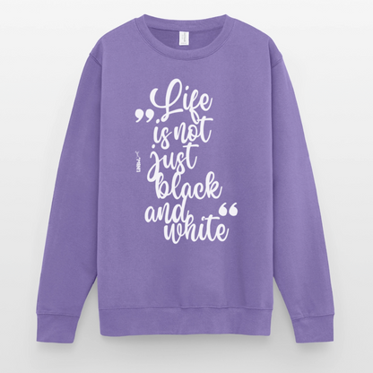Life is not just black and white Classic Pullover White Edition - LiNBW.