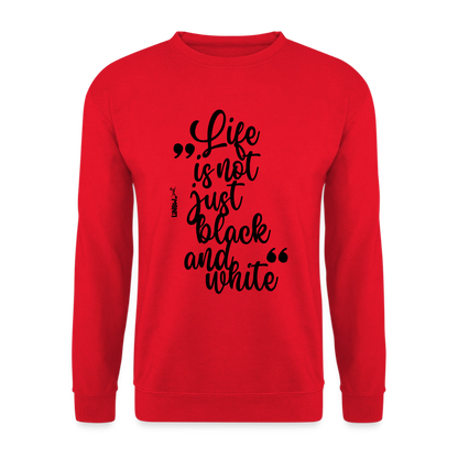 Life is not just black and white Classic Pullover Black Edition - LiNBW.