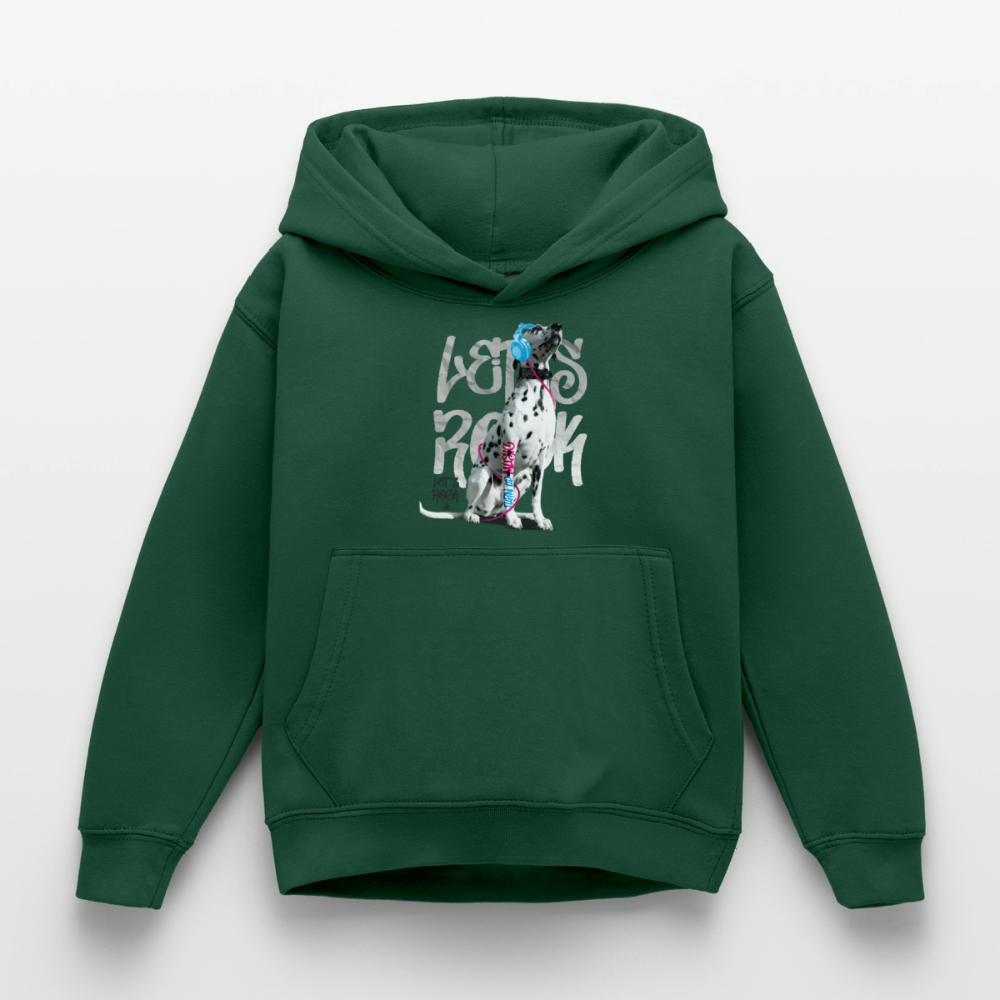 Boa's Hoodie Let's Rock - Flaschengrün
