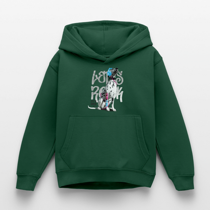 Boa's Hoodie Let's Rock - Flaschengrün