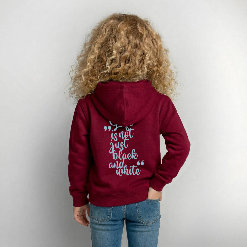 LiNBW. Crew Hoodie Life is not just black and white Edition Blue - LiNBW.