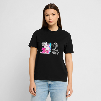 Boa's Unisex T-Shirt Premium Splash White Edition Life is not just black and white - LiNBW.