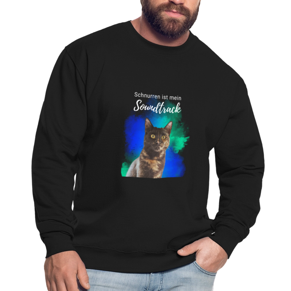 Nala's Classic Pullover Schnurren ist mein Soundtrack White Edition - Schwarz