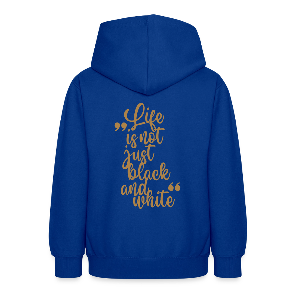LiNBW. Crew Hoodie Life is not just black and white Edition Brown - LiNBW.