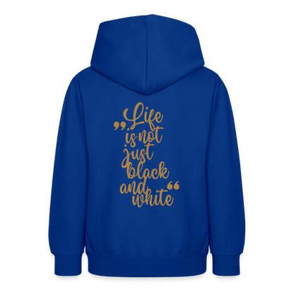 LiNBW. Crew Hoodie Life is not just black and white Edition Brown - LiNBW.
