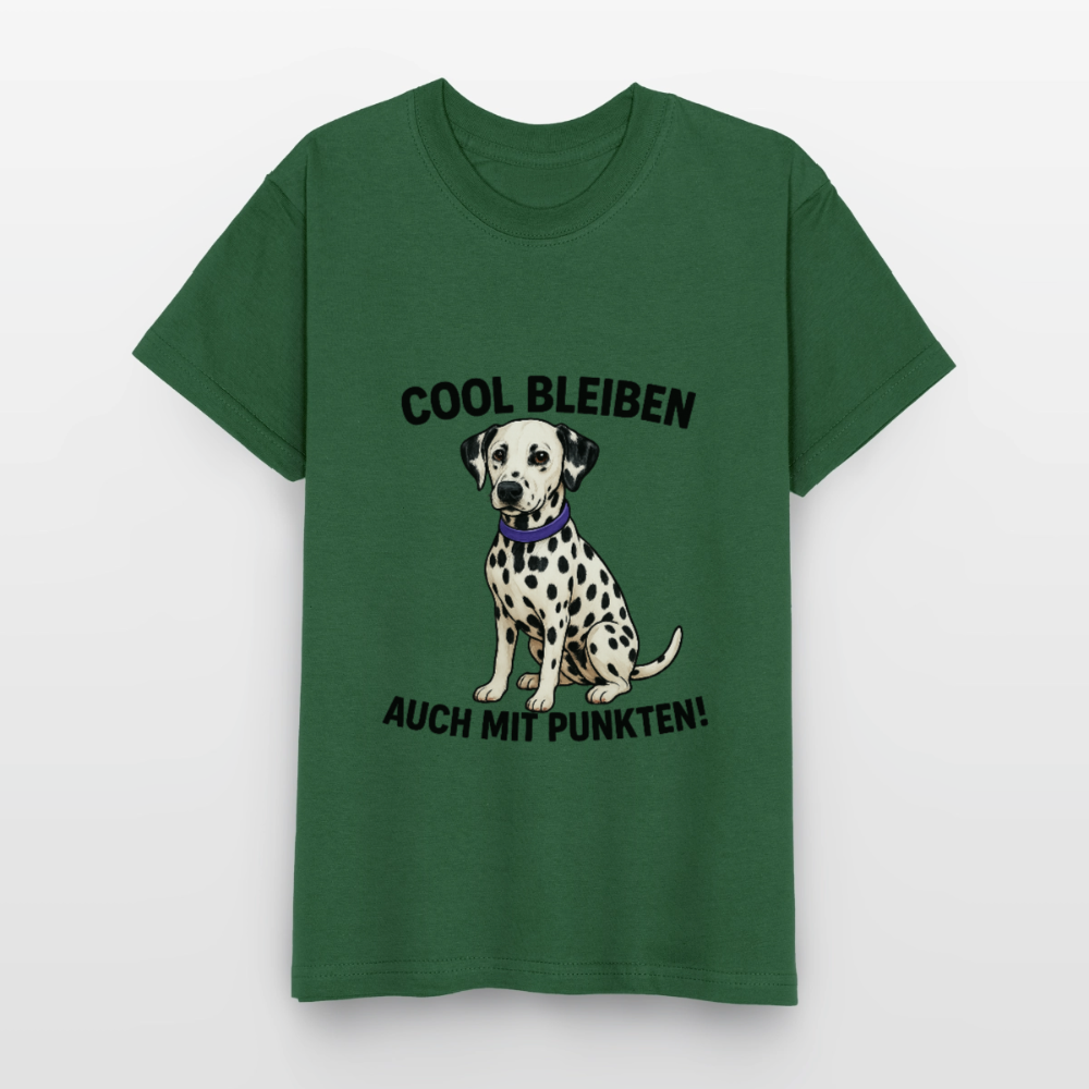 Davina's T-Shirt Cool bleiben auch mit Punkten - Flaschengrün
