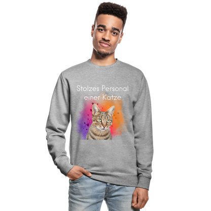 Pedro's Classic Pullover Stolzes Personal einer Katze White Edition - LiNBW.