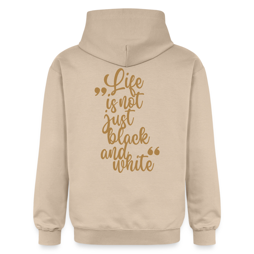 LiNBW. Crew Hoodie Brown Edition Life is not just black and white - Sand