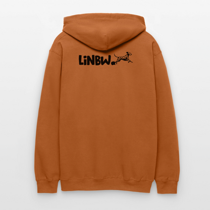 Life is not just black and white Hoodie Black Edition - Athletic Orange