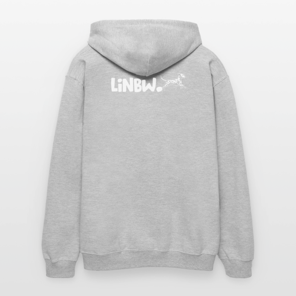 Life is not just black and white Hoodie White Edition - Hellgrau meliert