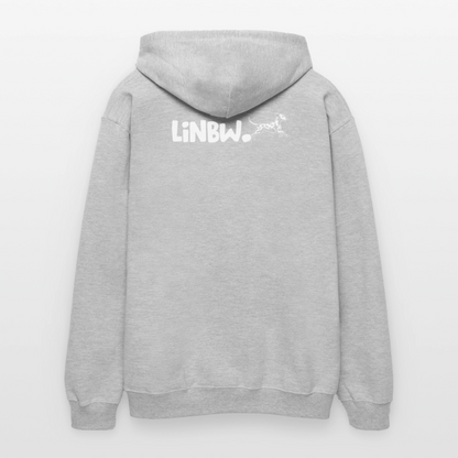 Life is not just black and white Hoodie White Edition - Hellgrau meliert